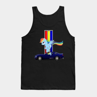 Mustang Rainbow Dash Tank Top